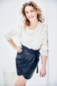 Francisca Kramer leunend